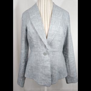 CAbi Size 6 Linen Beachwalk Blazer